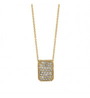 Jewelmi Custom 14k Yellow Gold Diamond Necklace