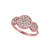 Jewelmi Custom 14k Rose Gold Diamond Ring