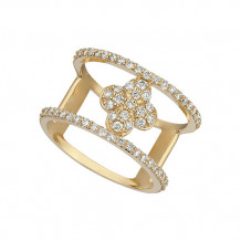 Jewelmi Custom 14k Yellow Gold Diamond Ring