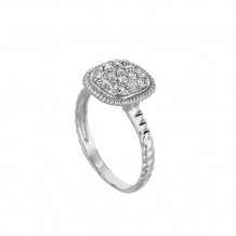 Jewelmi Custom 14k White Gold Diamond Ring