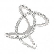 Jewelmi Custom 14k White Gold Diamond Ring