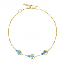 Tacori 14k Yellow Gold Petite Gemstones Women's Bracelet - SB22933FY