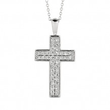 Jewelmi Custom 14k White Gold Diamond Necklace