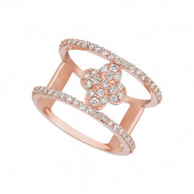 Jewelmi Custom 14k Rose Gold Diamond Ring