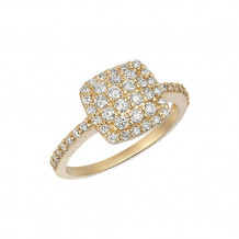 Jewelmi Custom 14k Yellow Gold Diamond Ring