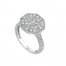 Jewelmi Custom 14k White Gold Diamond Ring
