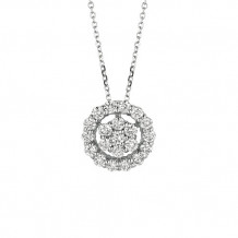 Jewelmi Custom 14k White Gold Diamond Necklace