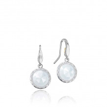 Tacori Sterling Silver Crescent Embrace Gemstone Drop Earring - SE15503