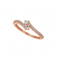 Jewelmi Custom 14k Rose Gold Diamond Ring