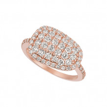 Jewelmi Custom 14k Rose Gold Diamond Ring