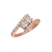 Jewelmi Custom 14k Rose Gold Diamond Ring