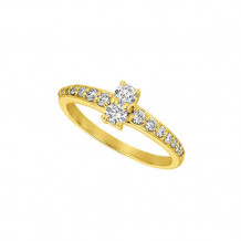 Jewelmi Custom 14k Yellow Gold Diamond Ring