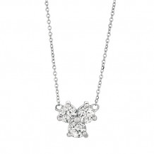 Jewelmi Custom 14k White Gold Diamond Necklace