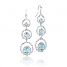 Tacori Sterling Silver Gemma Bloom Gemstone Drop Earring - SE15002