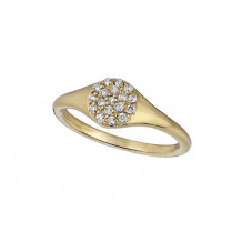 Jewelmi Custom 14k Yellow Gold Diamond Ring