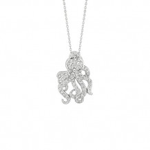 Jewelmi Custom 14k White Gold Diamond Necklace
