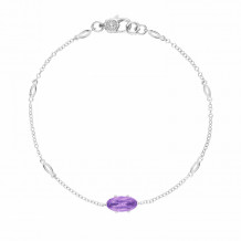 Tacori Sterling Silver Horizon Shine Gemstone Women's Bracelet - SB22401