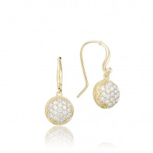 Tacori 18k Yellow Gold Sonoma Mist Diamond Drop Earring - SE205Y