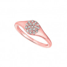 Jewelmi Custom 14k Rose Gold Diamond Ring