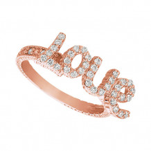 Jewelmi Custom 14k Rose Gold Diamond Ring