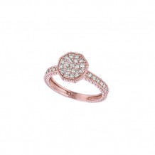 Jewelmi Custom 14k Rose Gold Diamond Ring