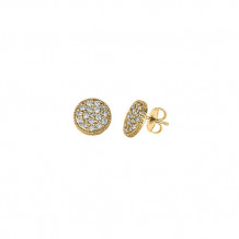 Jewelmi Custom 14k Yellow Gold Diamond Earrings