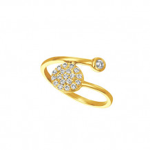 Jewelmi Custom 14k Yellow Gold Diamond Ring