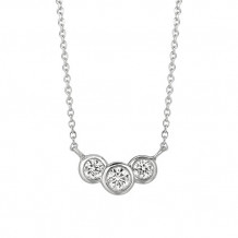 Jewelmi Custom 14k White Gold Diamond Necklace