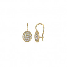 Jewelmi Custom 14k Yellow Gold Diamond Earrings