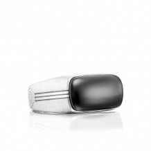Tacori Sterling Silver Legend Gemstone Men's Ring - MR10219