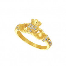 Jewelmi Custom 14k Yellow Gold Diamond Ring