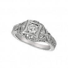 Jewelmi Custom 14k White Gold Diamond Ring