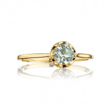 Tacori 14k Yellow Gold Crescent Crown Gemstone Men's Ring - SR23412FY