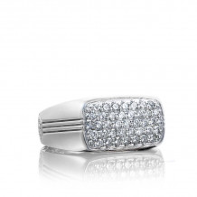 Tacori Sterling Silver Legend Diamond Men's Ring - MR103