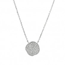 Jewelmi Custom 14k White Gold Diamond Necklace