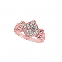 Jewelmi Custom 14k Rose Gold Diamond Ring