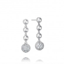 Tacori Sterling Silver Sonoma Mist Diamond Drop Earring - SE206