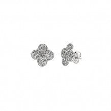 Jewelmi Custom 14k White Gold Diamond Earrings