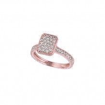 Jewelmi Custom 14k Rose Gold Diamond Ring