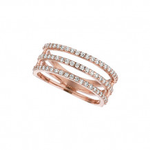 Jewelmi Custom 14k Rose Gold Diamond Ring