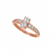 Jewelmi Custom 14k Rose Gold Diamond Ring