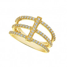 Jewelmi Custom 14k Yellow Gold Diamond Ring