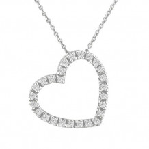 Jewelmi Custom 14k White Gold Diamond Necklace