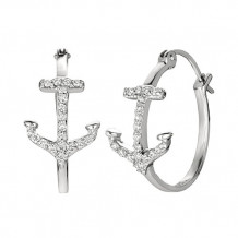 Jewelmi Custom 14k White Gold Diamond Earrings