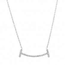 Jewelmi Custom 14k White Gold Diamond Necklace
