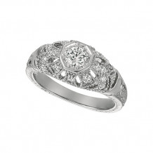 Jewelmi Custom 14k White Gold Diamond Ring