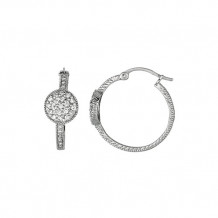 Jewelmi Custom 14k White Gold Diamond Earrings