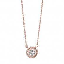 Jewelmi Custom 14k Rose Gold Diamond Necklace