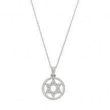 Jewelmi Custom 14k White Gold Diamond Necklace