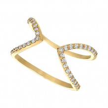Jewelmi Custom 14k Yellow Gold Diamond Ring